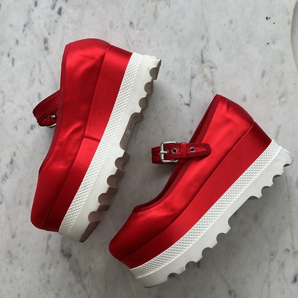 Miu Miu platform Mary Janes - Picture 4 of 6